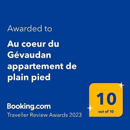 Au Coeur Du Gevaudan De Plain Pied *